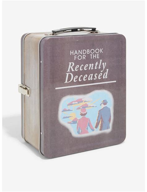 beetlejuice handbook for the recently deceased metal lunch box|Beetlejuice Handbook for the Recently Deceased Lunch Box.